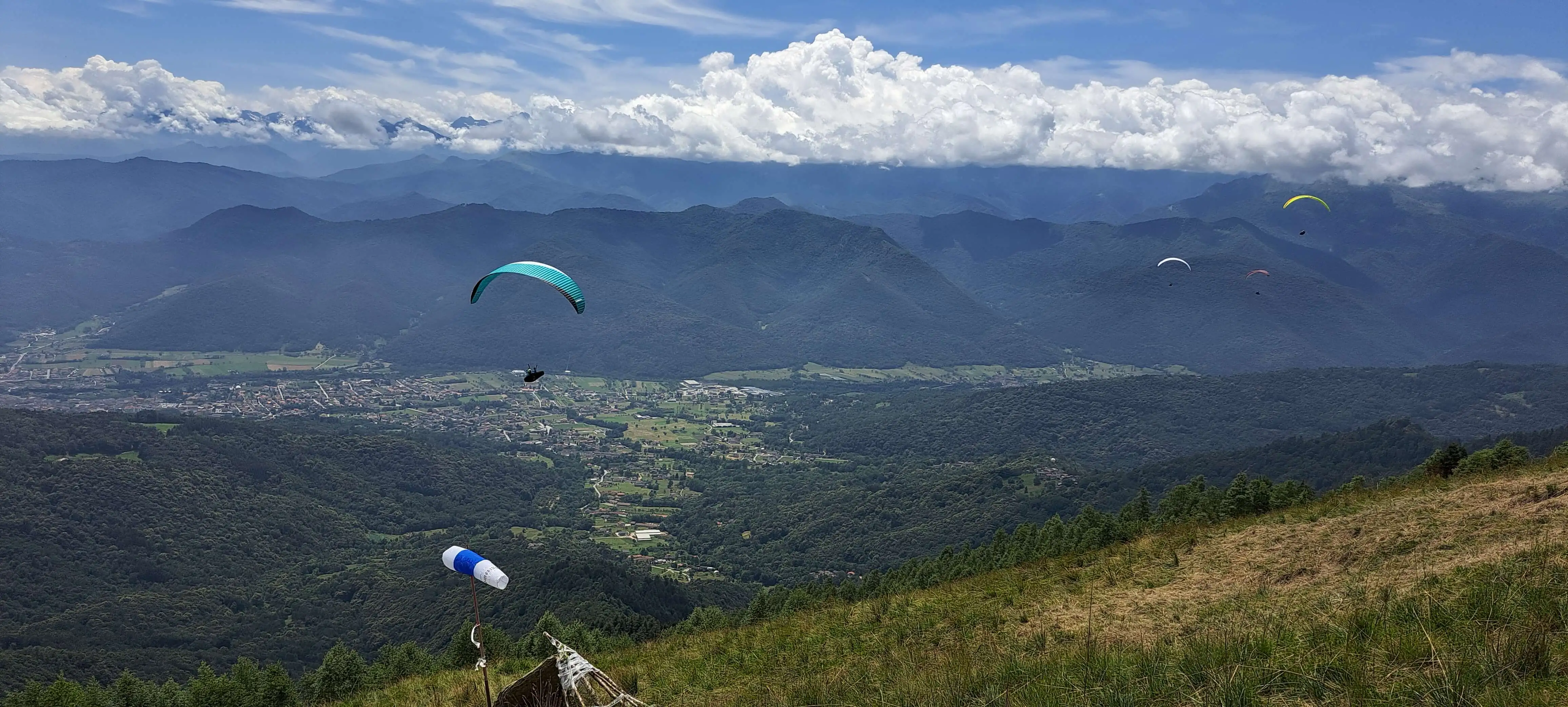 Foto del decollo Pratoni